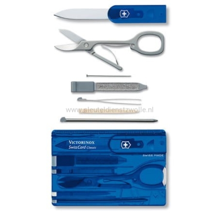Victorinox Swisscard transparant blauw - Afbeelding 2