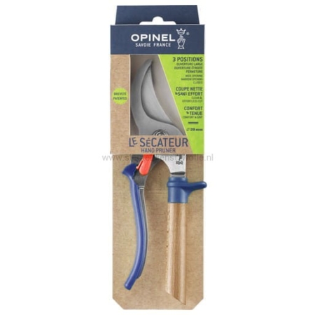 Snoeischaar Opinel blauw - Afbeelding 3