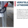 Abus hangslot titalium verstelb beugel 64TI/50HB60-150 - Afbeelding 2