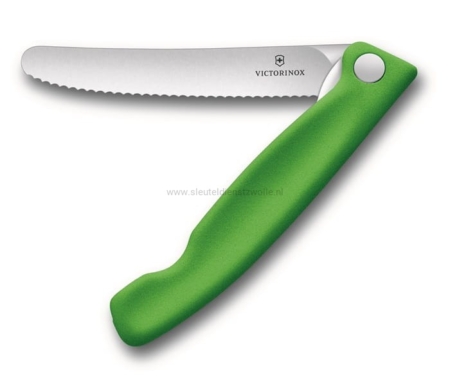 Inklapb. schilmes, Victorinox, Swiss Classic, groen, kartel