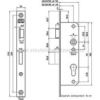 Nemef Smaldeurslot 8691 25 mm LS - Afbeelding 2