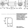 Eurolocks automaat cilinder 1341-51 - Afbeelding 2