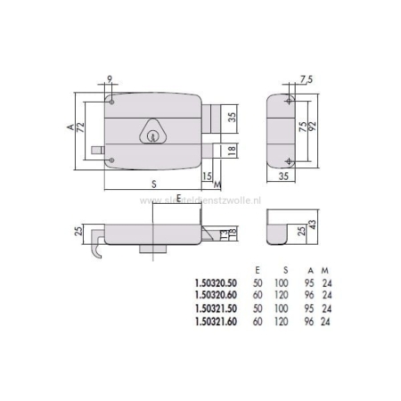 Cisa oplegslot 60-2 - Afbeelding 2