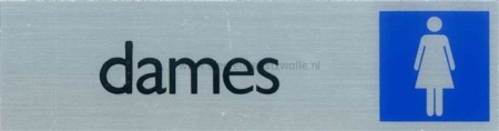 Pictogrambordje "Dames"