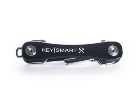 KeySmart Keyholder met clip Zwart