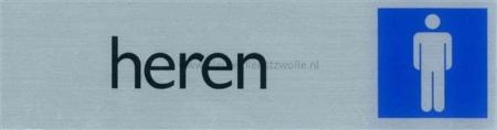 Pictogrambordje "Heren"