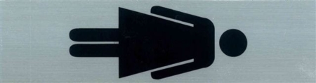 Pictogrambordje "Dames symbool"