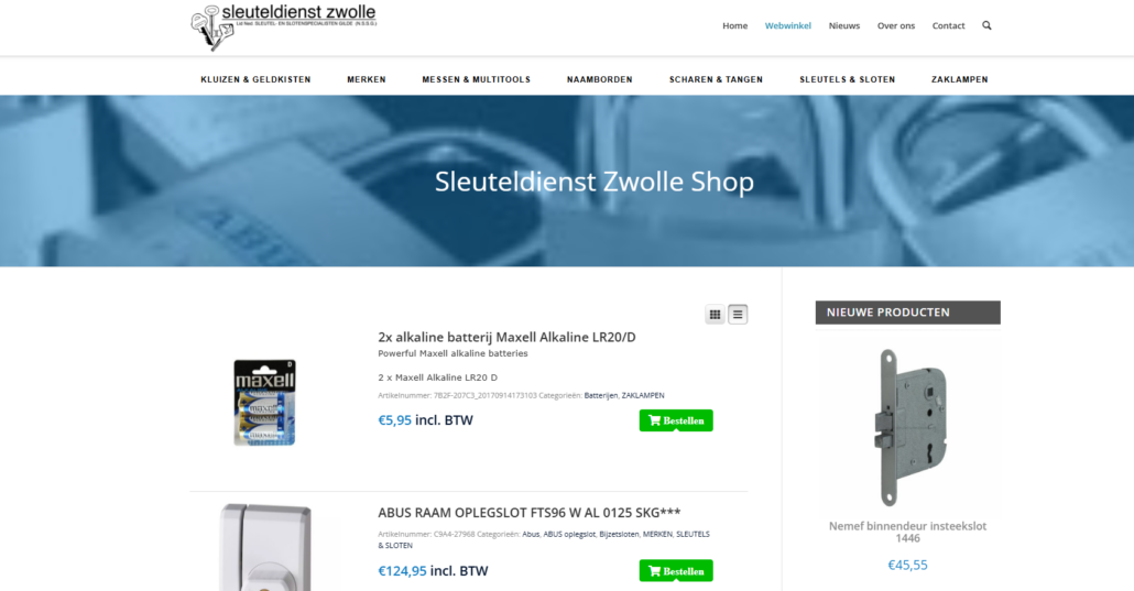 sleuteldienstzwolle webshop