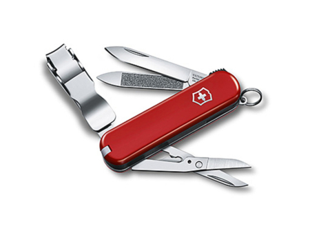 Zakmes, Victorinox, Nail Clip 580, 8 functies, rood