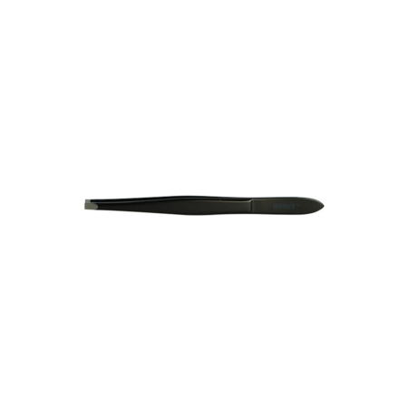 pincet zwart 8cm rechte punt