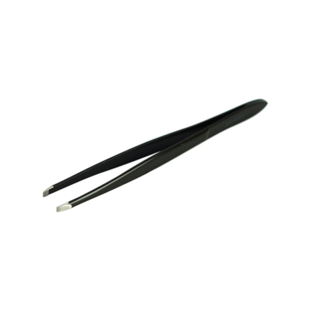 Pincet,Homey's,zwart,8cm,rechte punt,doos - Afbeelding 2