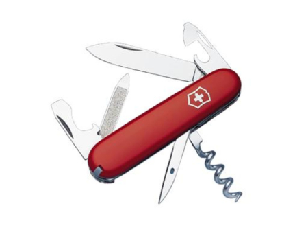 Zakmes, Victorinox, Swiss Army, Sportsman, 13 functies, rood