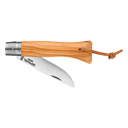 Zakmes Néo6 Olive wood, Opinel, rvs/olijfhout, Opiflex - Afbeelding 2
