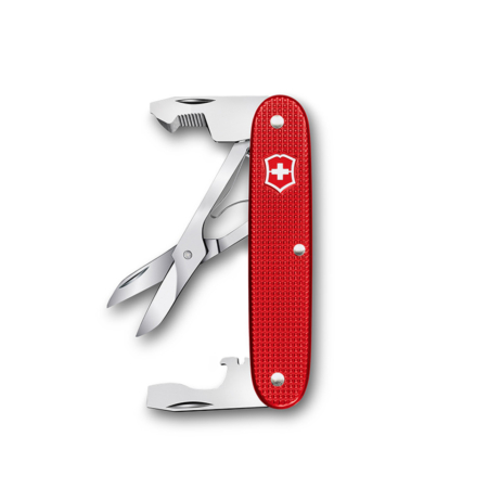 Zakmes, Victorinox, Companion Slim Alox, 6f, rood, 93mm - Afbeelding 2