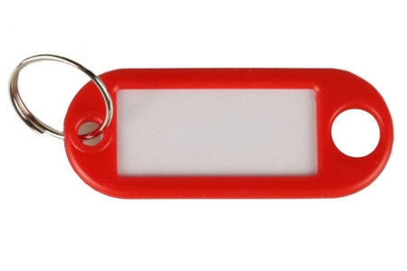 sleutellabels met ring