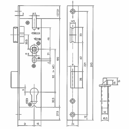 mauer 4492 PZW 40 mm Ls/Rs - Afbeelding 2