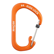Nite Ize SlideLock Karabijnhaak Aluminium #4, Oranje 4 Nite Ize Karabijnhaak Slidelock Aluminium Oranje 1