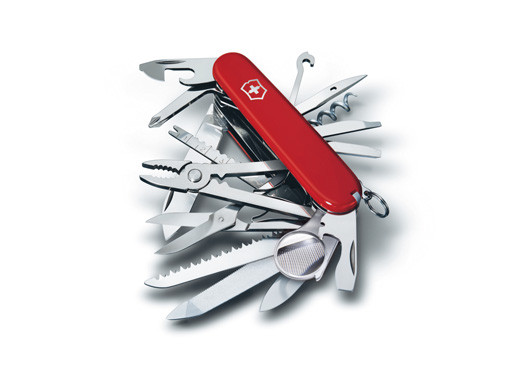 Victorinox Swiss Champ Zakmes, 33 Functies, Rood/Zwart 1 Victorinox Swiss Champ Zakmes, 33 Functies, Rood/Zwart