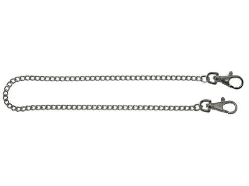 Homeij's Zakmesketting met 2 Karabijnhaken, Verzinkt 1 Homeij's Zakmesketting met 2 Karabijnhaken, Verzinkt